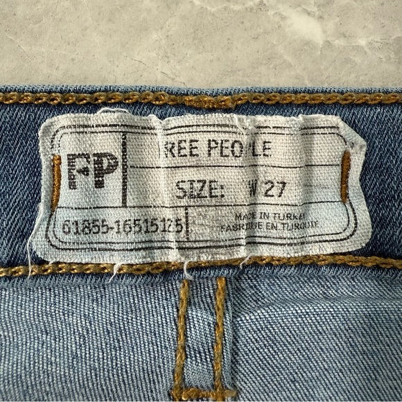 Women’s Free People Distressed High Rise Stretch Skinny Jeans 61855-16515125 - Picture 14 of 16